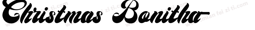 Christmas Bonitha字体转换